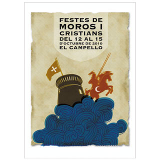 Diseño cartel ganador Moros y cristianos El Campello Diseño cartel ganador Moros y cristianos El Campello