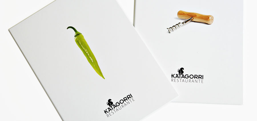 Cartas restaurante Katagorri
